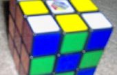 Checker board einen Rubix Cube