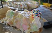 No-Bake Rainbow Marshmallow & Ananas Kuchen
