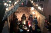 Geburt Christi-Krippe - Upcycle Windel Box, Pistazien Schale und Geschenktüte