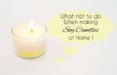 Was Sie nicht tun, wenn Soja-Kerzen zu Hause machen! 