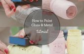 Wie Glas und Metall malen
