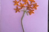 DIY-Quilled Orange Blume