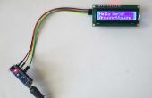 Arduino Nano: I2C 2 X 16 LCD-Display mit Visuino