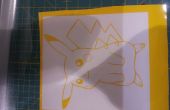 Wie erstelle ich einen Pikachu Vinyl Aufkleber