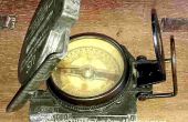 Bestimmung der lokale magnetische Deklination durch einen magnetischen Kompass