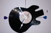 Vinyl Record Gitarre Uhr