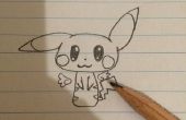 Gewusst wie: zeichnen Sie Chibi Sonic und Pikachu