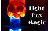 Wissenschaftliches Experiment für Kinder: Licht Box Magic