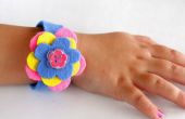 Machen Sie diese Blumen-Armband für den Frühling! 