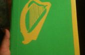 Akademischen Planer aus einer Komposition Notebook und Ente Klebeband (Irland Theme)