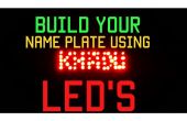 Name der Platte mittels LED