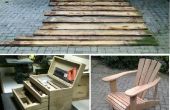 The making off a toolbox and Adirondack chair out of oak