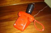 Telefon aus alten Telefon mit Wählscheibe bat