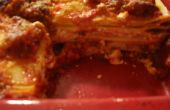 Frische schnell fantastisches Fleisch Lasagne