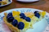 Ananas-Blueberry frisches Obst Torte