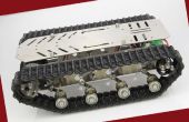 Edelstahl Panzerkette mit Stoßdämpfer dämpfen intelligente Roboter Chassis