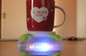DIY-hausgemachter tragbare Arduino Kaffee Coaster mit Temperatur-Anzeige-LED