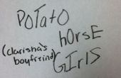Kartoffel Pferd Mädchen den Freund