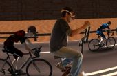 Virtuelle Übung Radrennen