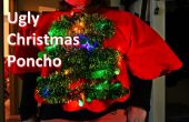 Leuchtender Weihnachtsbaum hässlichen Pullover/Poncho