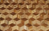 Ein Hartholz-Fußboden, die von Ihren eigenen Bäumen 3D aussieht machen