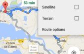 Google Map Anfahrt als Wegpunkte zu speichern und offline navigieren auf einem Android-Gerät
