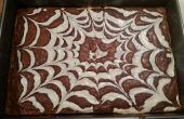 Spider Web Frischkäse Brownies