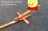 Wie erstelle ich eine Gummiband-Waffe aus Bleistift und Rubberbands