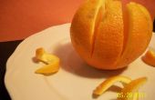 Blühende Orange