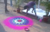 Rangoli Kunst... Einfachen Schritten auf Foto Weise...!!! 