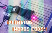 Morse-Code blinkt
