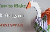 Modulare 3D Origami Swan