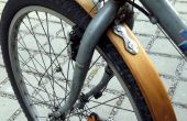 Fahrrad-Holz-Kotflügel