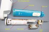 Zahn-Fackel - Recycling elektrische Zahnbürste verwandelte sich in eine LED-Taschenlampe