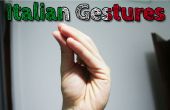 Italienische Gesten zu verstehen