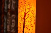 Worli gemalt Lampe