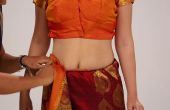 Wie man einen Sari In 2 Minuten – Indian Style Silk Saree für Hochzeit tragen