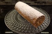 Butternut-Kürbis Kuchen Roll