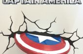 Captain America Schild Wanddekoration