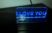Ich liebe Sie Zeichen mit einem Arduino