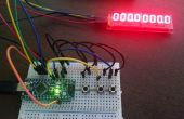 Stoppuhr & Rundenzeit mit Arduino Nano und Maxi 7219 LED-Anzeige (8 Dig X 7 Seg)
