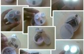 Wie machen kleine aufladbare LED-Taschenlampe von Handy-Akku