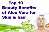 Top 10 Schönheit Vorteile der Aloe Vera für die Haut & Haar