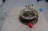 Planetarium-A mechanische Sonnensystem Modell aus Sperrholz