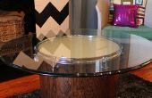 Wie erstelle ich eine glühende Couchtisch aus recycelten Drum