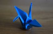 Wie man Origami-Kraniche faltet