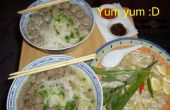 Pho Bo Vien (vietnamesische Frikadellen Suppe meinen Weg)