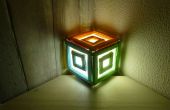 Fenstermodus Papier Cube Lampe