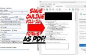 Füllen Sie Online-Formulare als PDF speichern