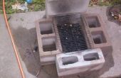 Langlebig, leicht Betonklotz BBQ grill für den häufigen Gebrauch